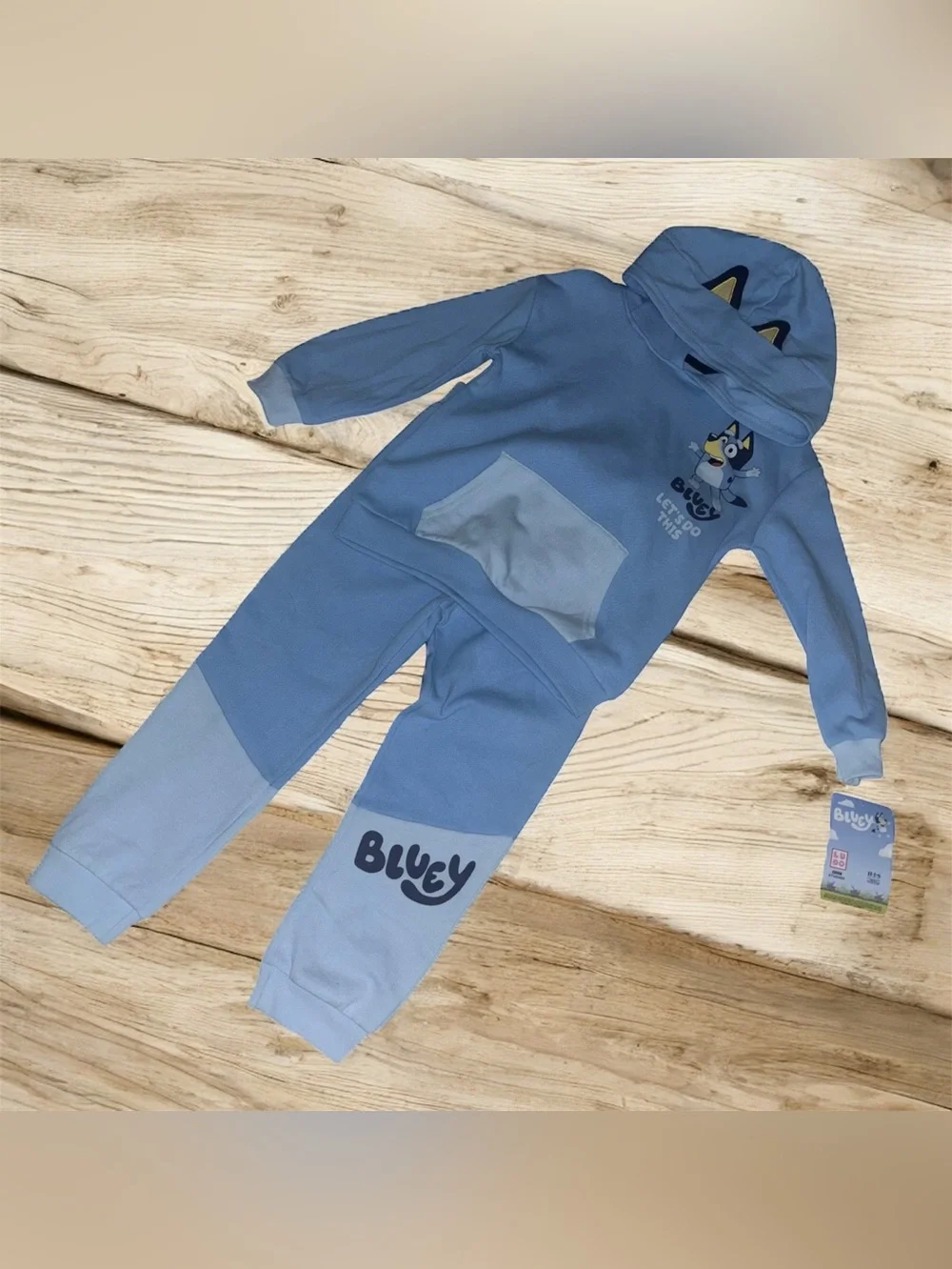 Bluey Matching Sweatshirt Hoodie & Sweat Pants Joggers Set 5T